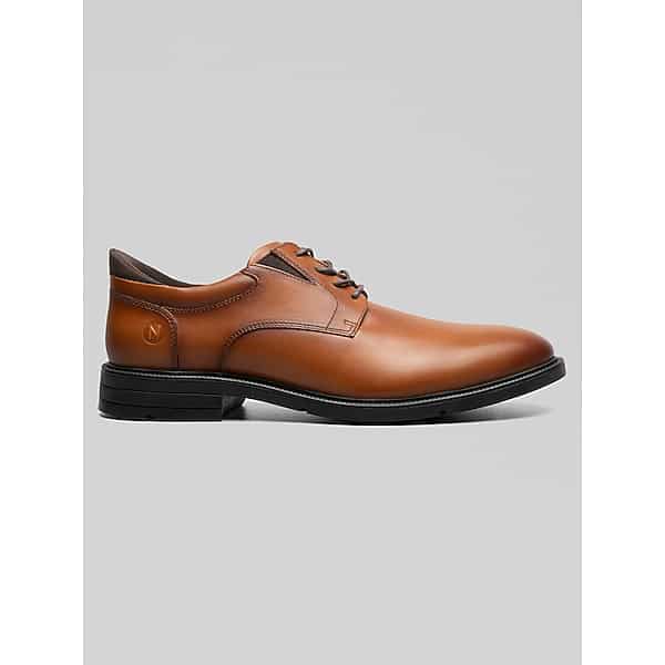 Nunn Bush Men's KORE EZ Icon Plain Toe Oxfords Cognac - Size: 9.5 WIDE