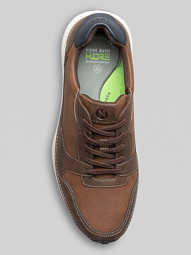 Nunn Bush Swift Moc Toe Sneakers, Brown - Image 7 of 9
