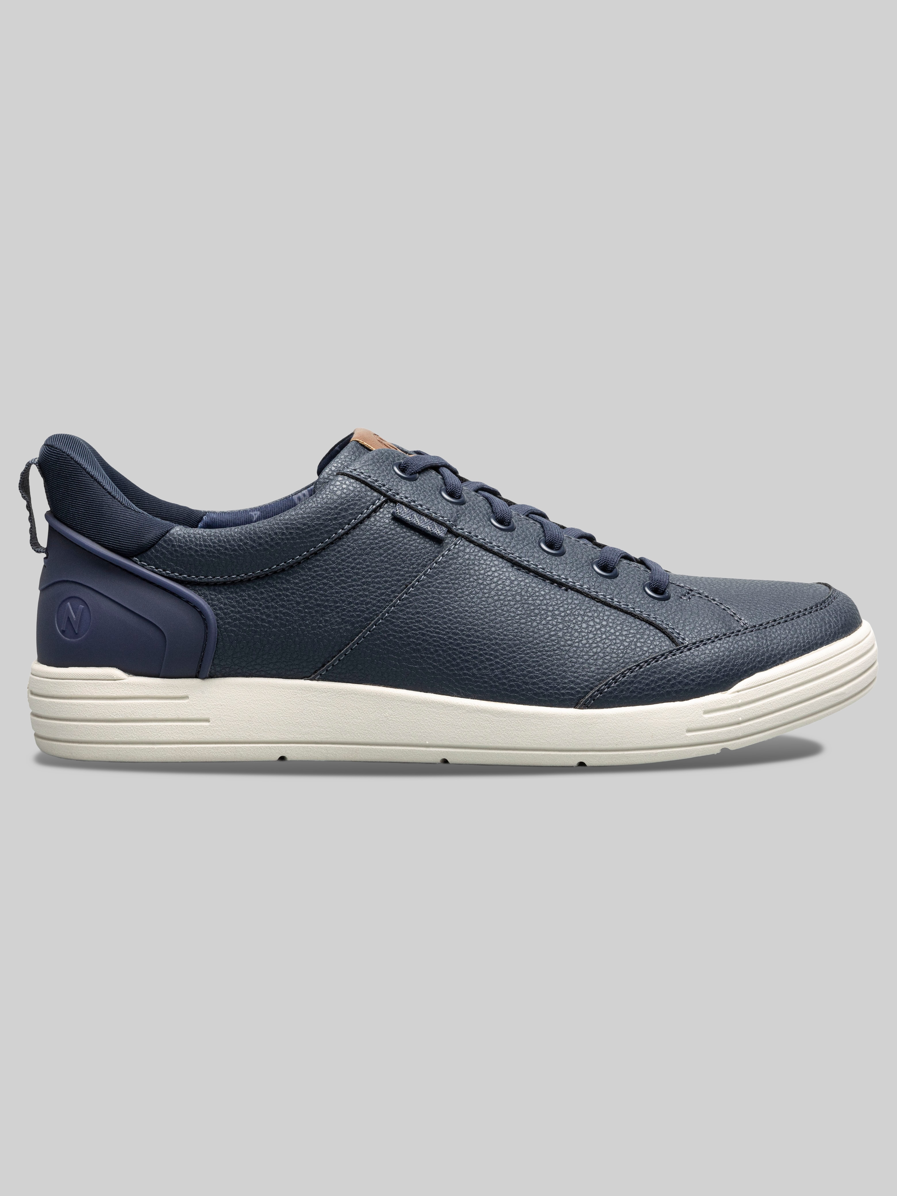 Nunn Bush KORE City Walk EZ Moc Toe Lace Up Shoes, Navy - Blue