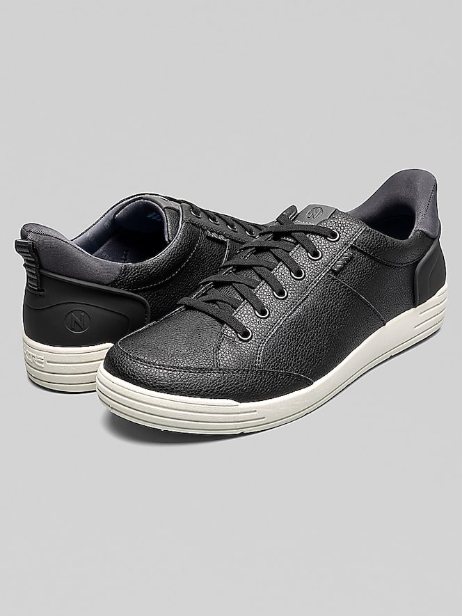 Nunn Bush KORE City Walk EZ Moc Toe Lace Up Shoes, Black - Image 4 of 9