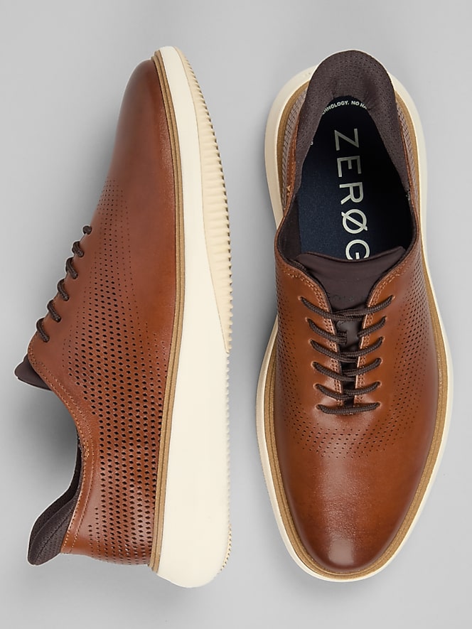 Cole Haan Grand Phaze Laser Quick-On Hybrid Oxfords, British Tan / Dark ...