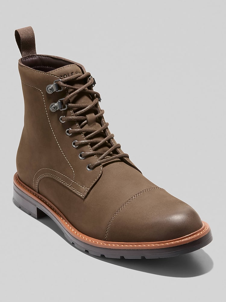 Coke Haan brown lace up boots sz 7.5 Cole Haan 1940 main image 4
