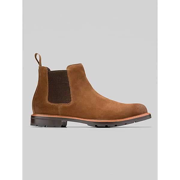 Cole Haan Men's Chamberlin Grand Chelsea Boots Spiced Brown Suede - Size: 9 D-Width TMW43FN90403