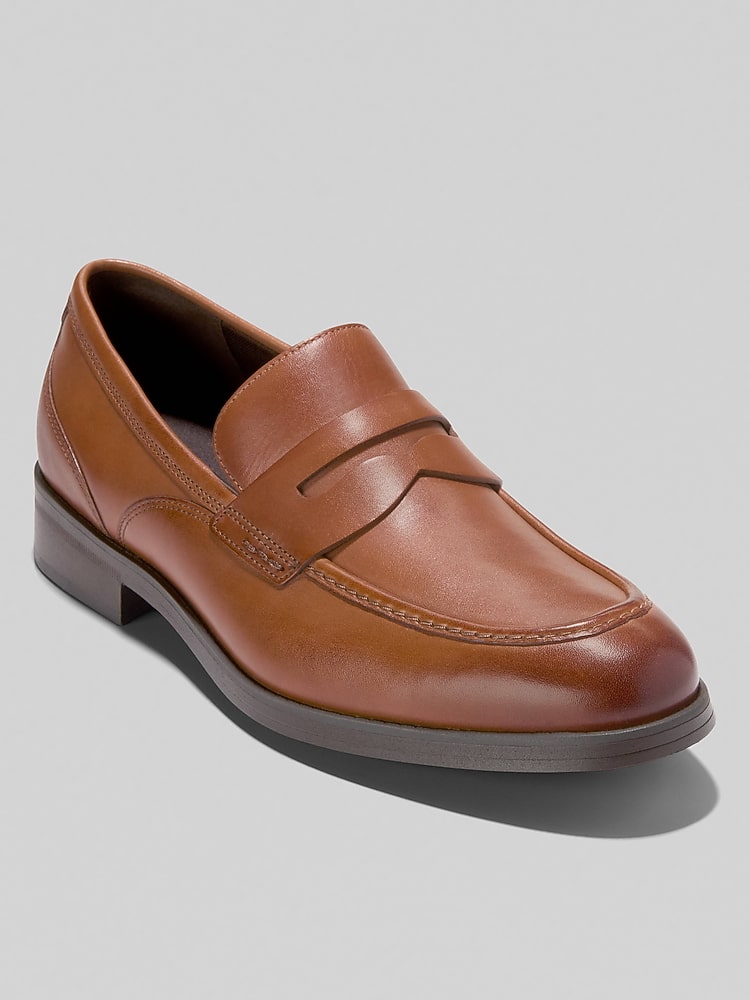 Cole Haan Mens British Tan Leather Penny Loafers C29038 Size 10M Slip On Shoes Cole Haan - Brandclub - Cole Haan Men main image 4
