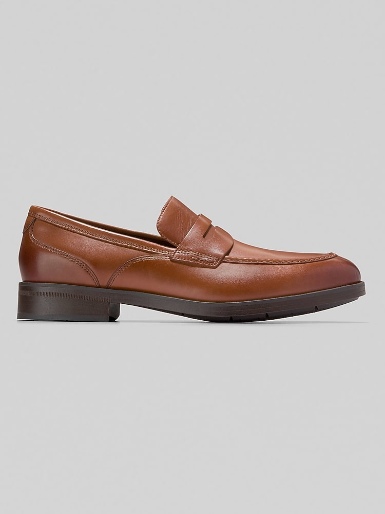 Cole Haan Newmark Grand Penny Loafers, British Tan | Dress  display picture 1