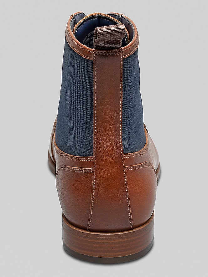 Stacy Adams Brumley Moc Toe Lace Boots