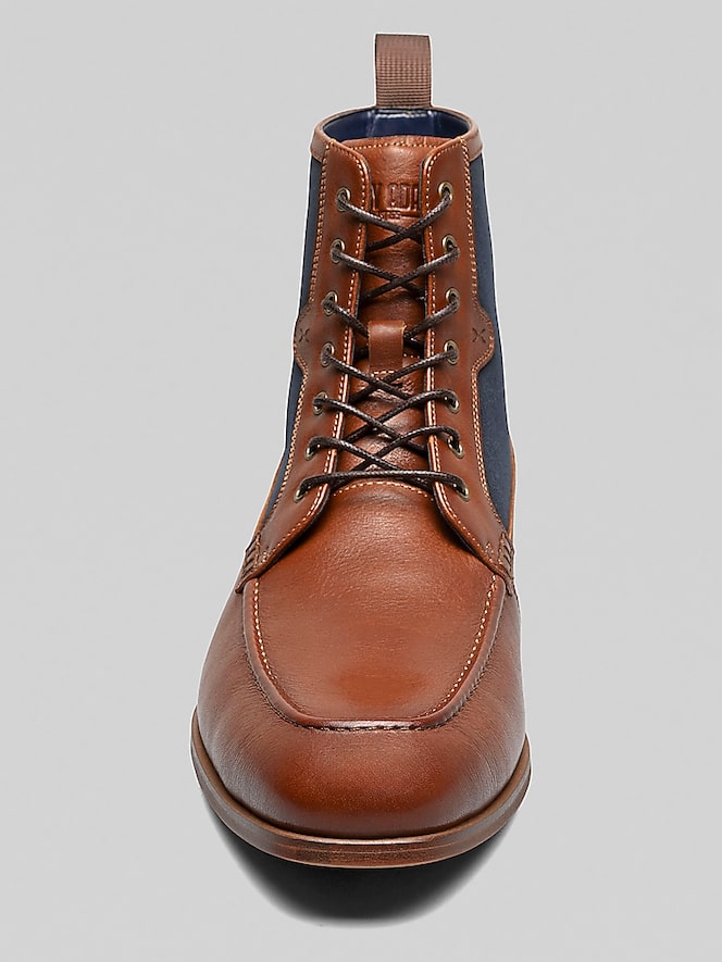 Stacy Adams Brumley Moc Toe Lace Boots
