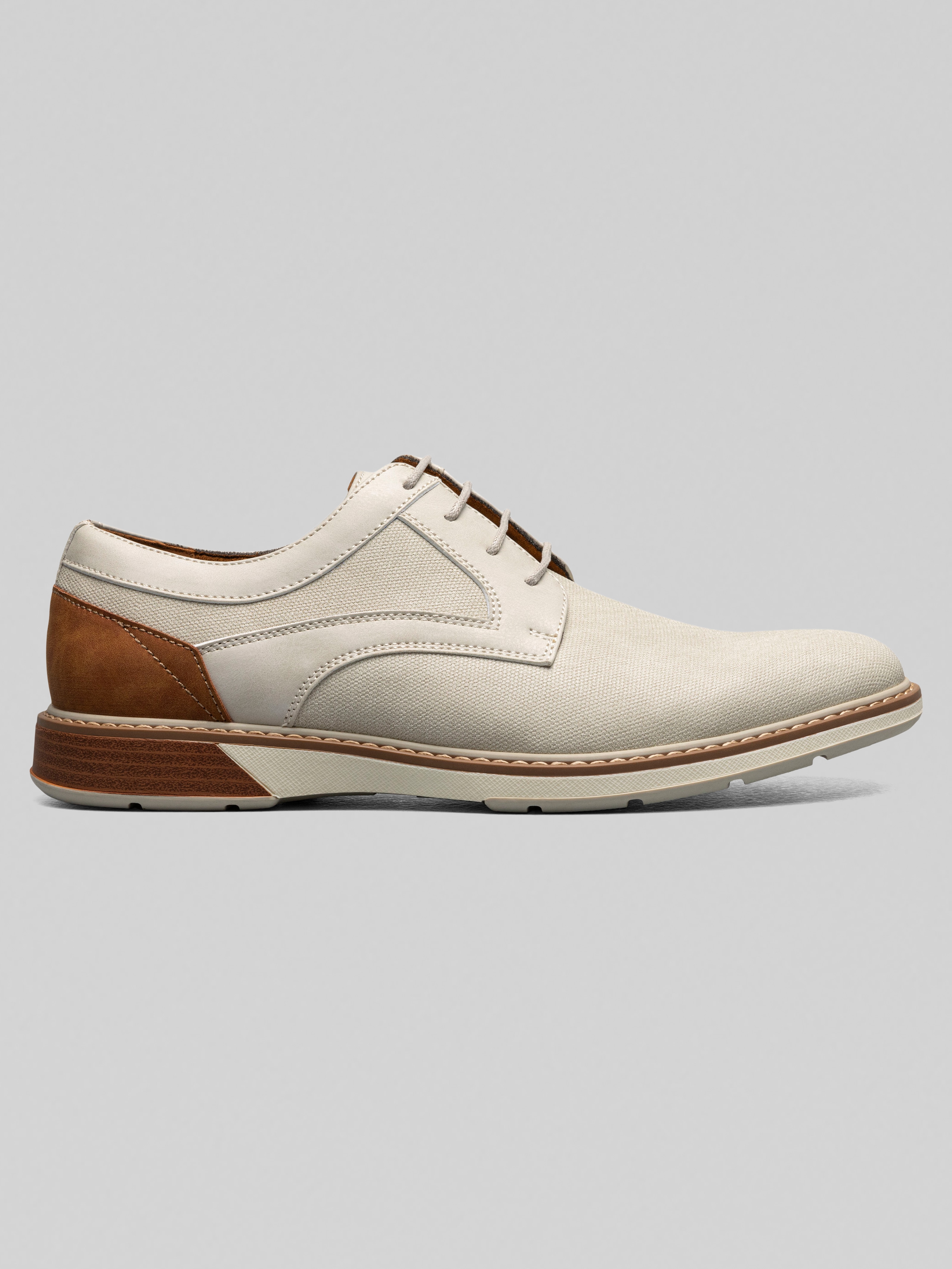 Stacy Adams Phineas Plain Toe Oxfords, Sand - Brown | Casual Shoes