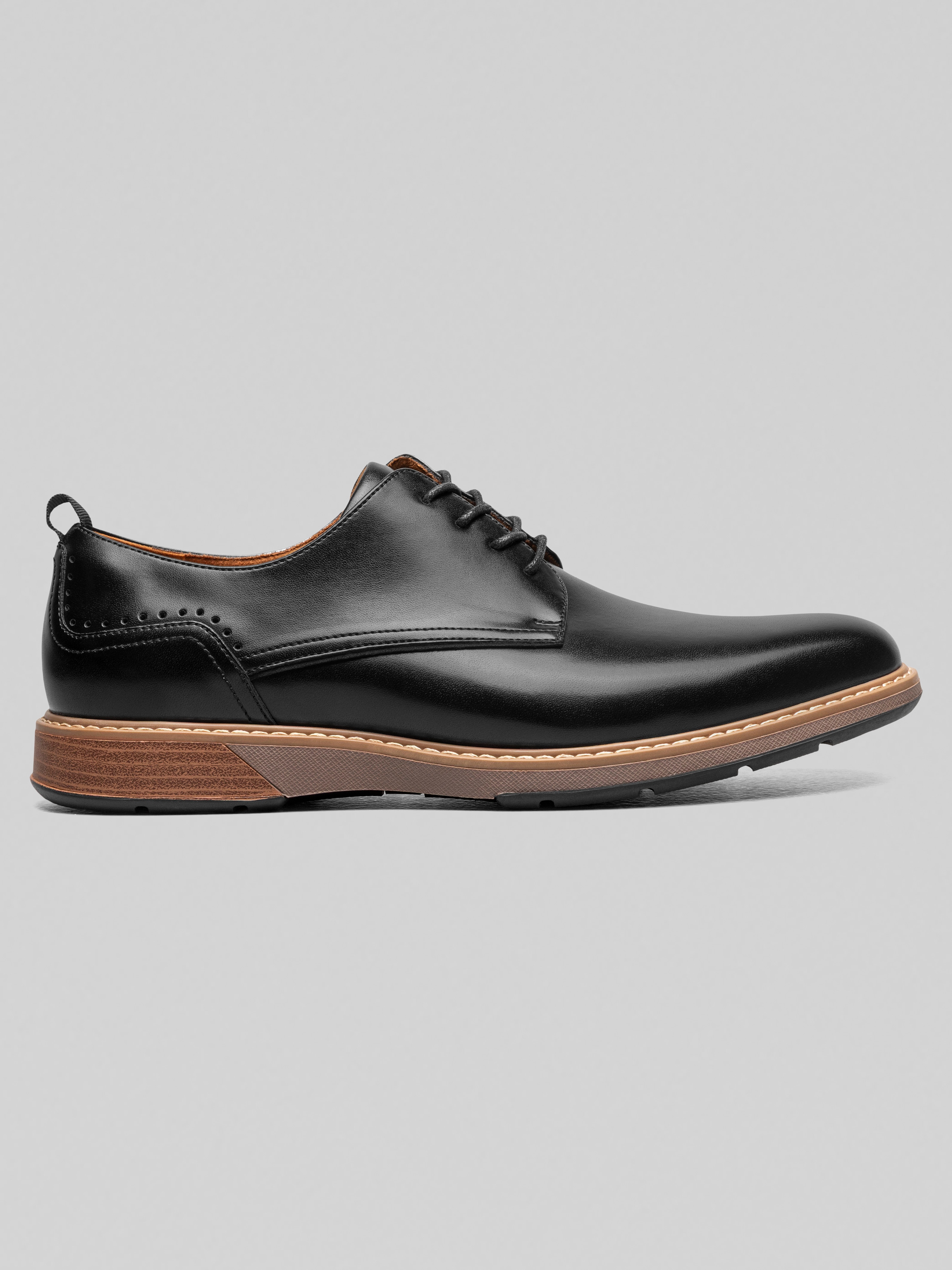 Stacy Adams Shoes Pacer Plain Toe Oxford Black Size 8.5