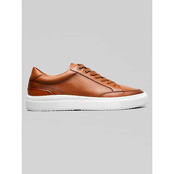 Stacy Adams Men's Dorian Lace-to-Toe Sneakers Cognac - Size: 10 D-Width TMW43G000405