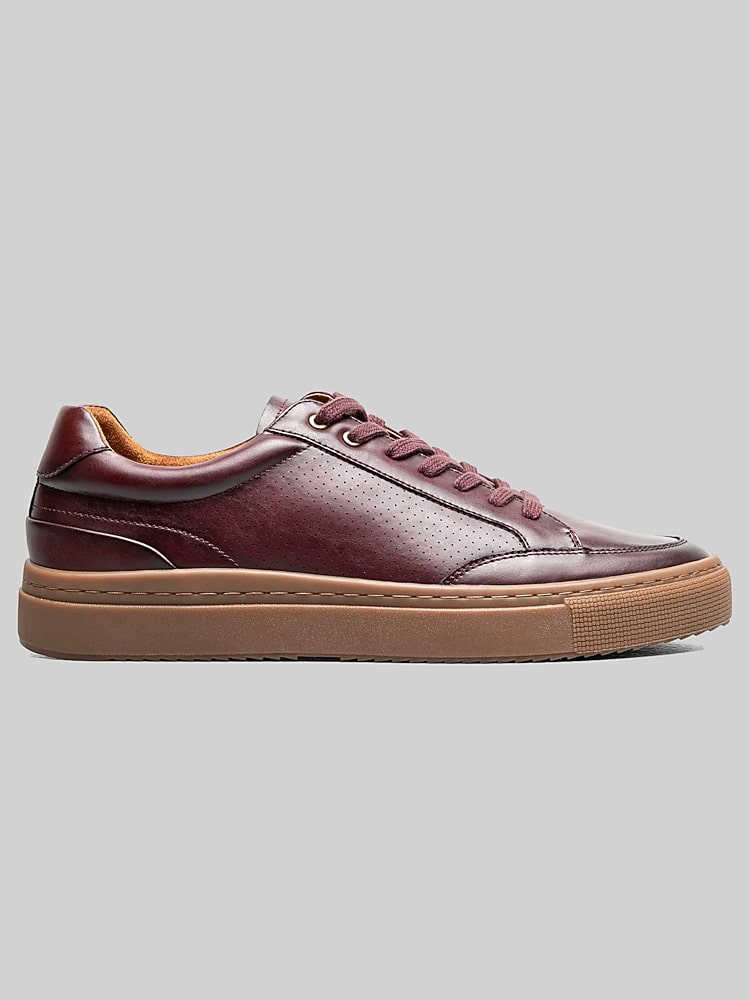 靴 Le City Classic Sneakers bordeaux 38 Stacy Adams Dorian Lace-To-Toe Sneakers, Bordeaux - Burgundy