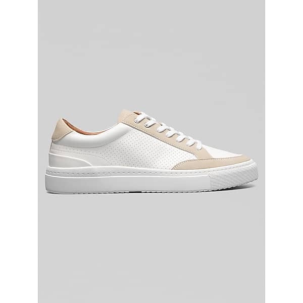 Stacy Adams Men's Dorian Lace-to-Toe Sneakers White - Size: 9 1/2 D-Width TMW43G095413