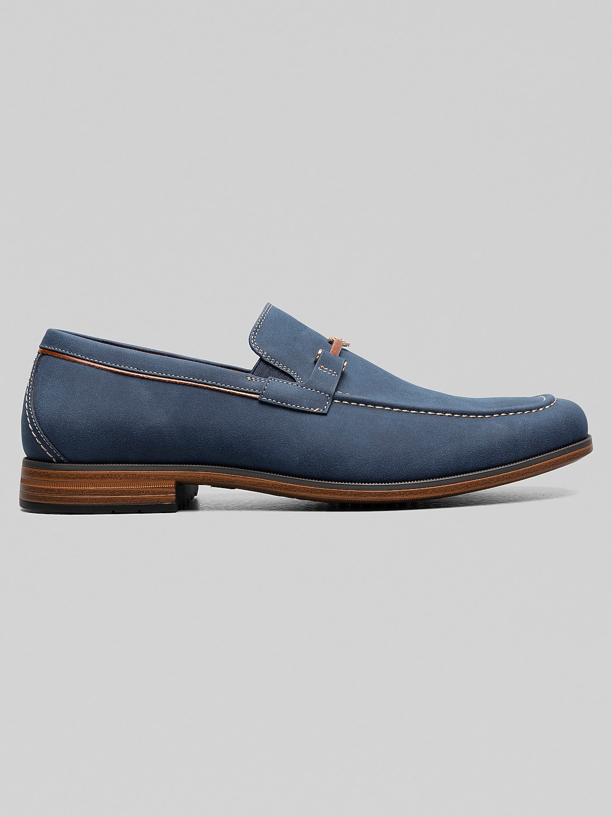 Stacy Adams Men\'s Nesbit Moc-Toe Slip-On Suede Loafers 10US 43EU MINT Amazon.com | Stacy Adams Brinkley Moc Toe Slip-On Beige 7 M  main image 3