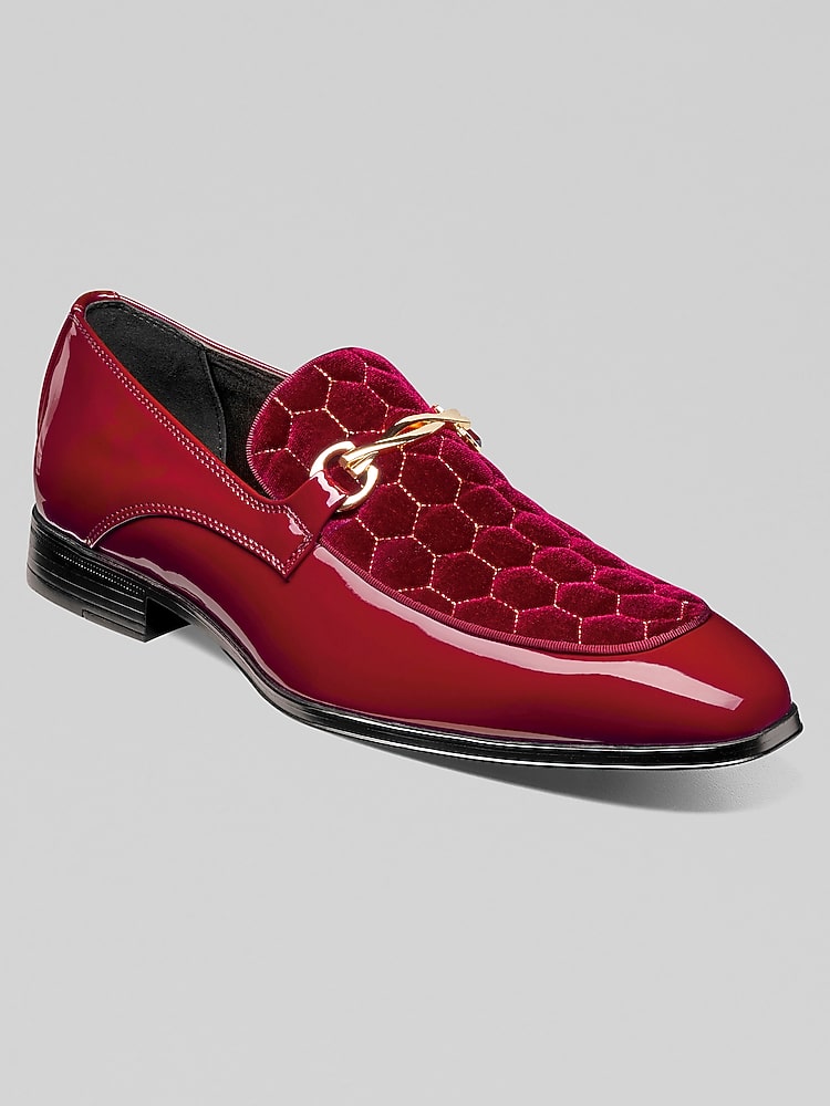 burgundy prom dress shoes Carrucci Mens Burgundy Lace-up Oxford Leather Dress Shoes With Lug Sol –  The Suit Depot main image 0