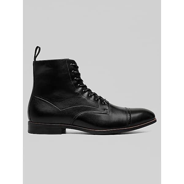 Stacy Adams Men's Henry Cap Toe Boots Black - Size: 8 D-Width