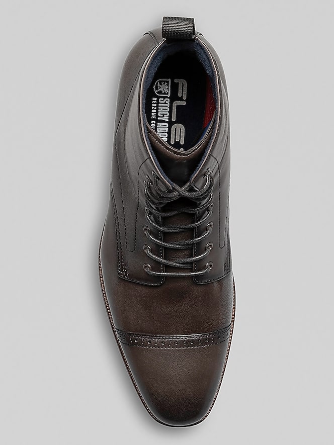 Stacy Adams Henry Cap Toe Boots, Gray - Image 4 of 7