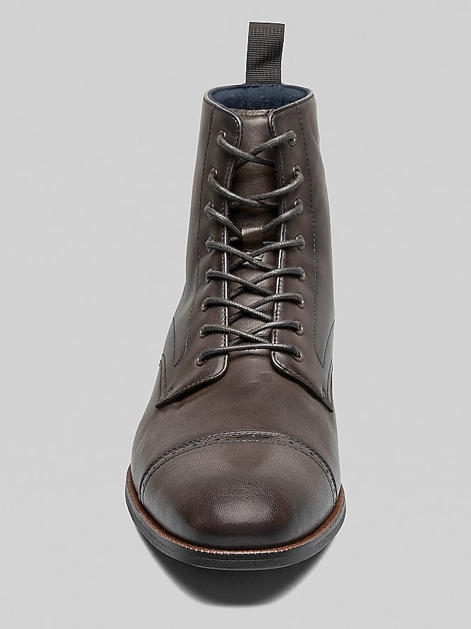 Stacy Adams Henry Cap Toe Boots, Gray - Image 6 of 7