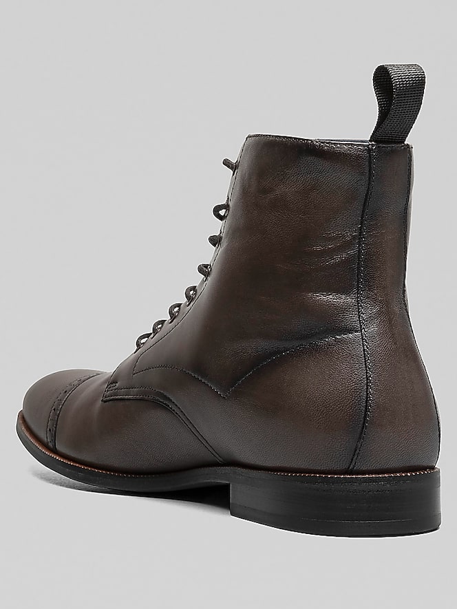 Stacy Adams Henry Cap Toe Boots, Gray - Image 7 of 7