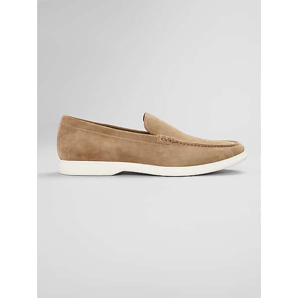 Joseph Abboud Men's Venetian Suede Loafers Tan - Size: 14 D-Width