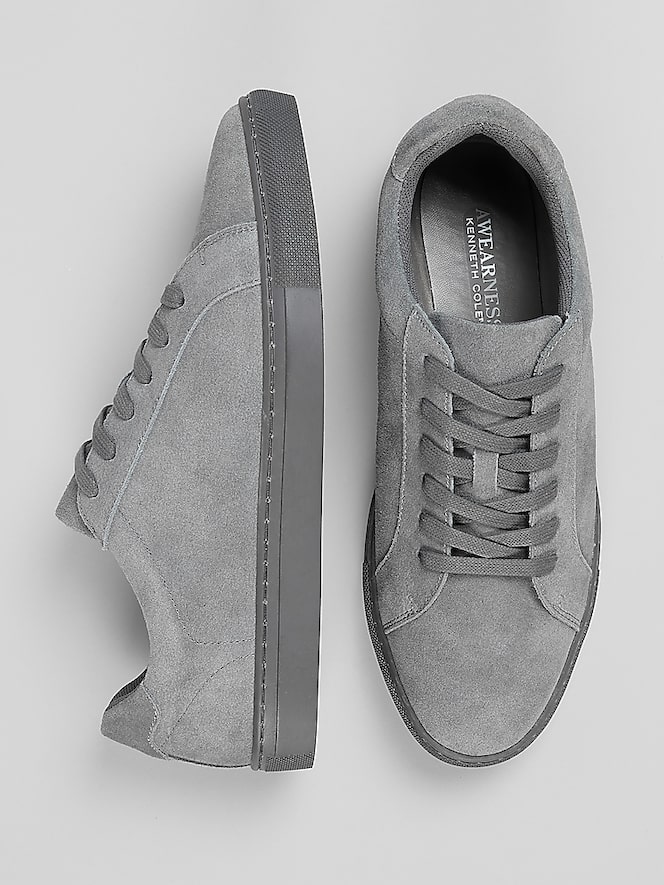 Awearness Kenneth Cole Plain Toe Suede Sneakers