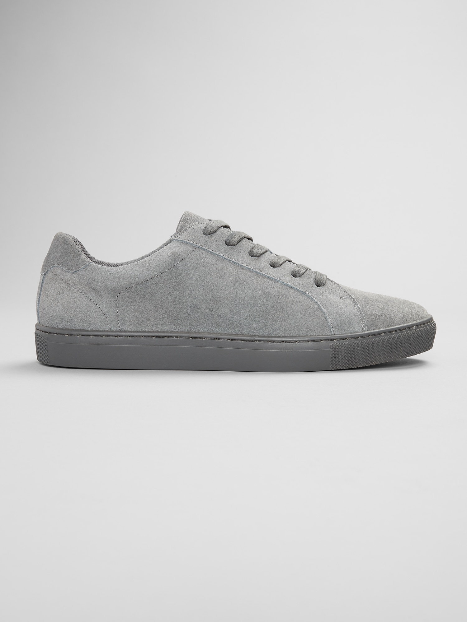 Awearness Kenneth Cole Plain Toe Suede Sneakers, Grey - Gray  display picture 1