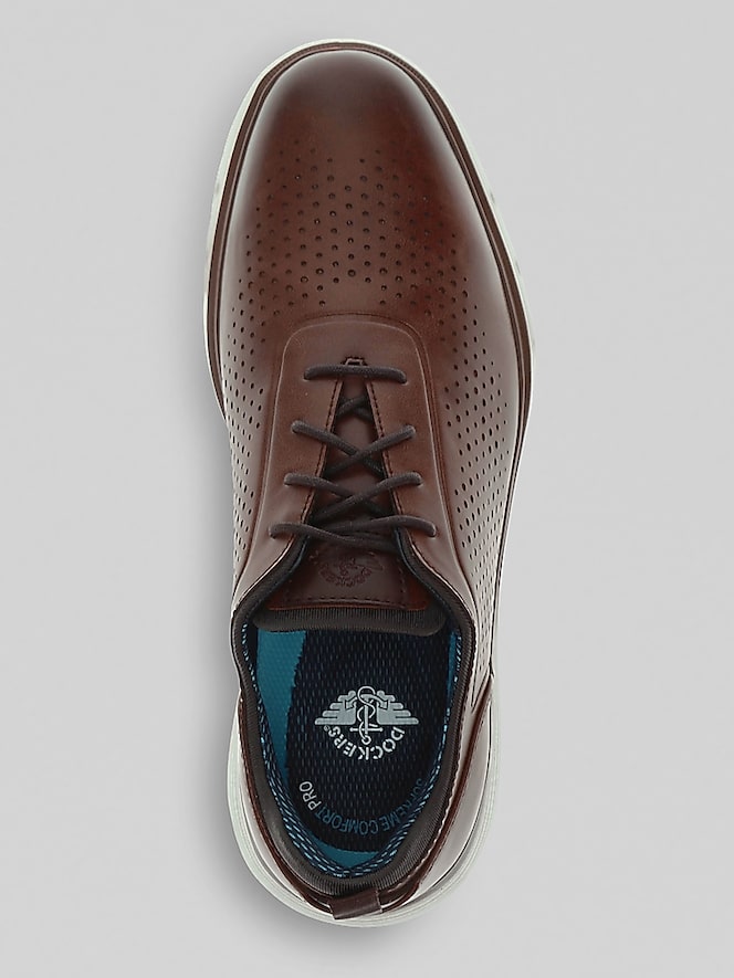 Dockers Ferguson Perforated Oxfords, Cognac - Image 4 of 6