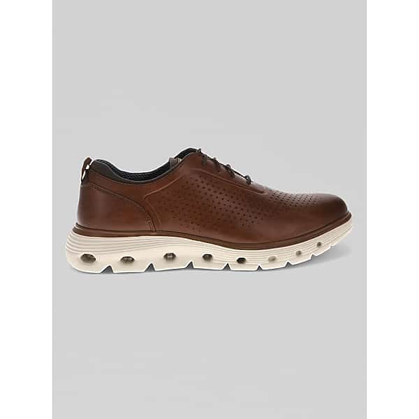 Dockers Men's Ferguson Perforated Oxfords Cognac - Size: 10 D-Width