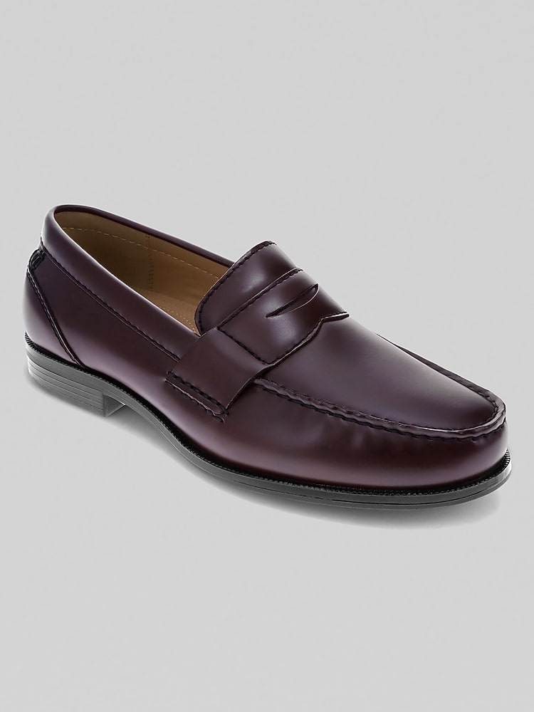 Dockers Colleague Penny Loafers, Cordovan - Burgundy | Dress Shoes | Men's  Wearhouse