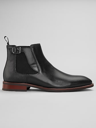 mens black dress shows Dress Shoe Wingtip Black Antique D (Medium) / 6 main image 1