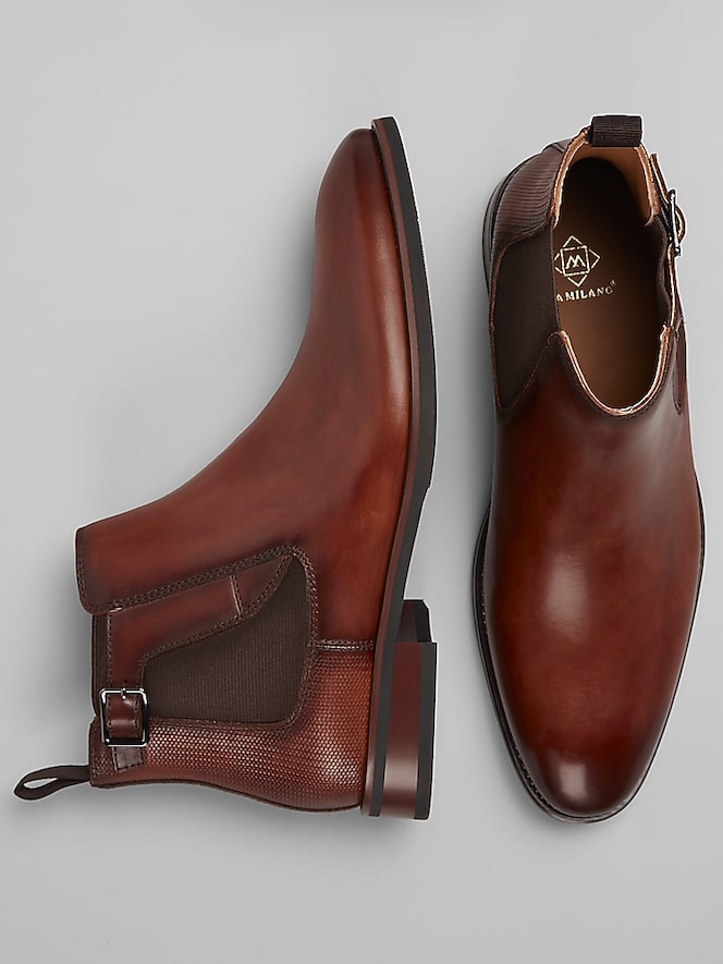 La Milano Banksy III Plain Toe Chelsea Boots