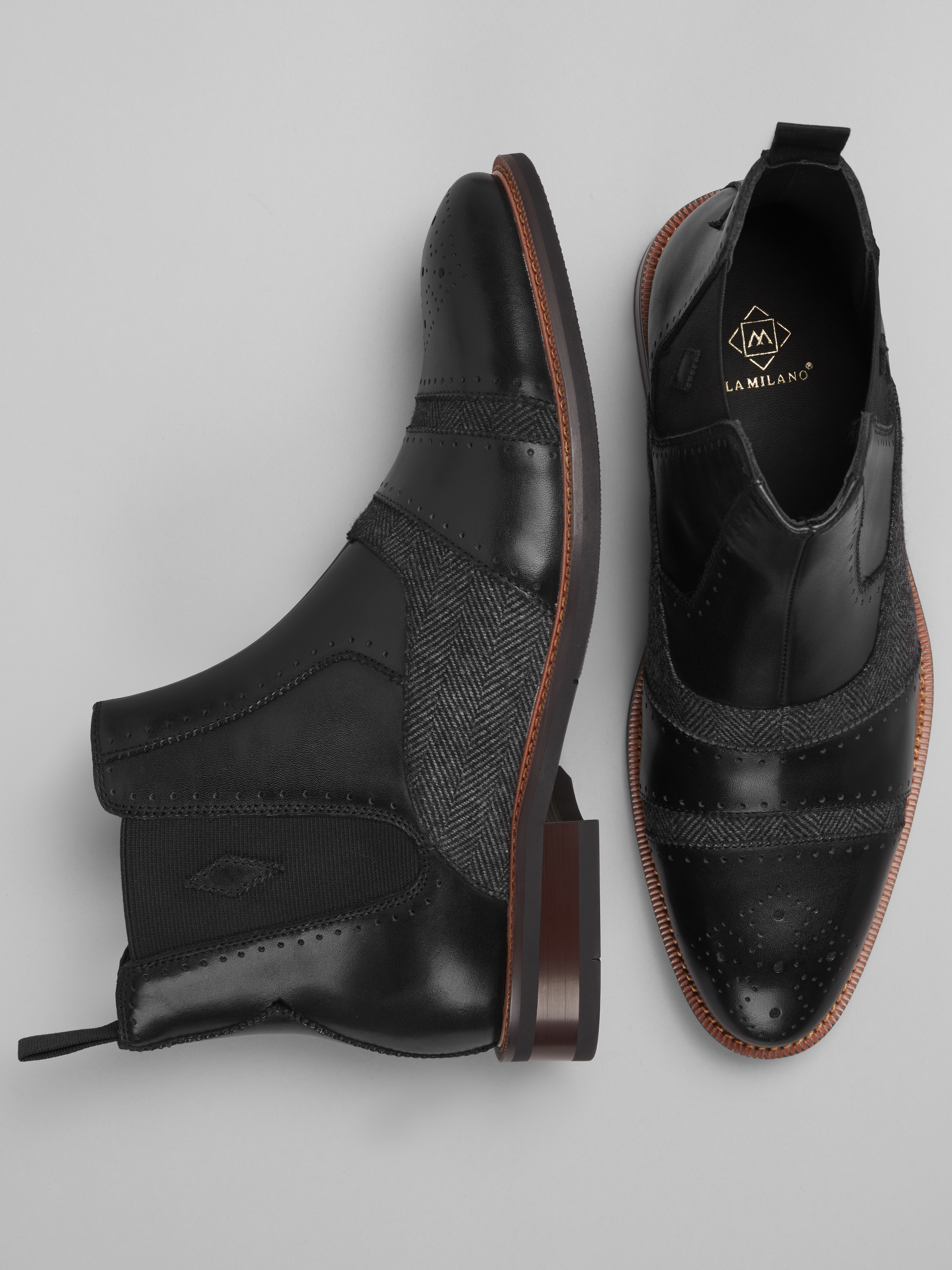 Louvier Cap Toe Chelsea Boots