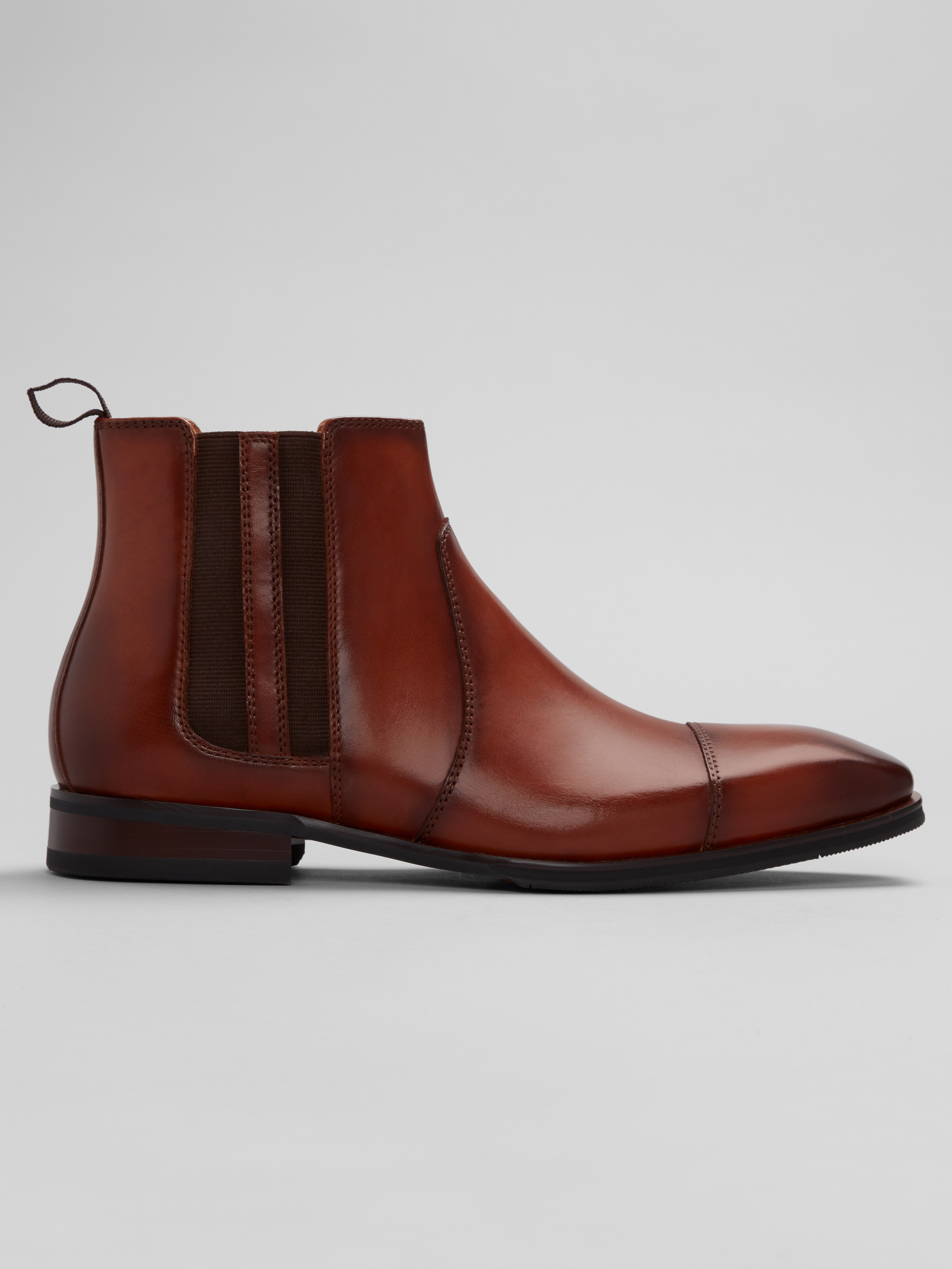 Crest Cap Toe Chelsea Boots