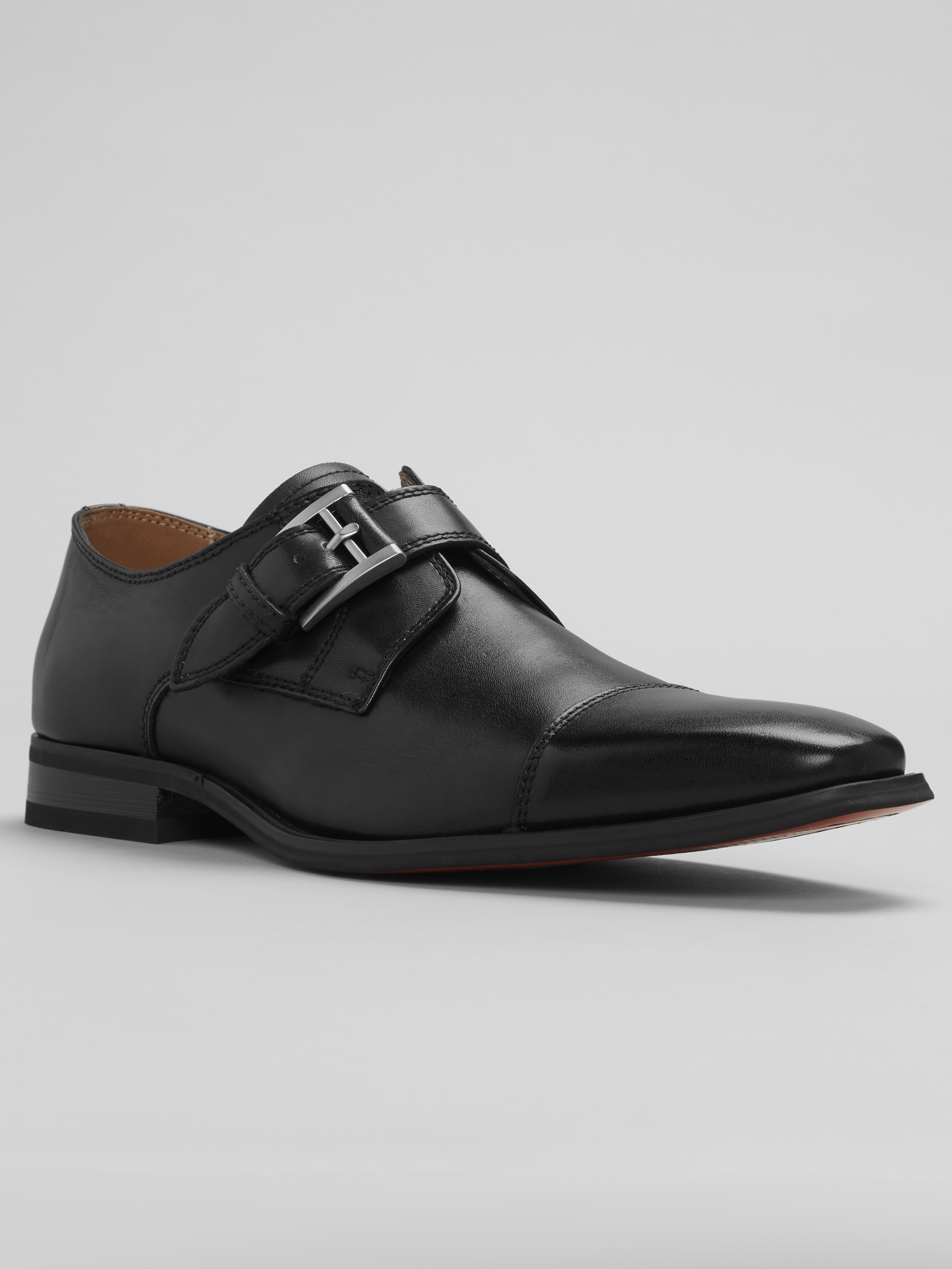 Willem Single Monk Strap Cap Toe Slip On Shoes