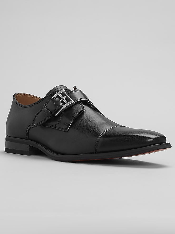 La Milano Willem Single Monk Strap Cap Toe Slip On Shoes