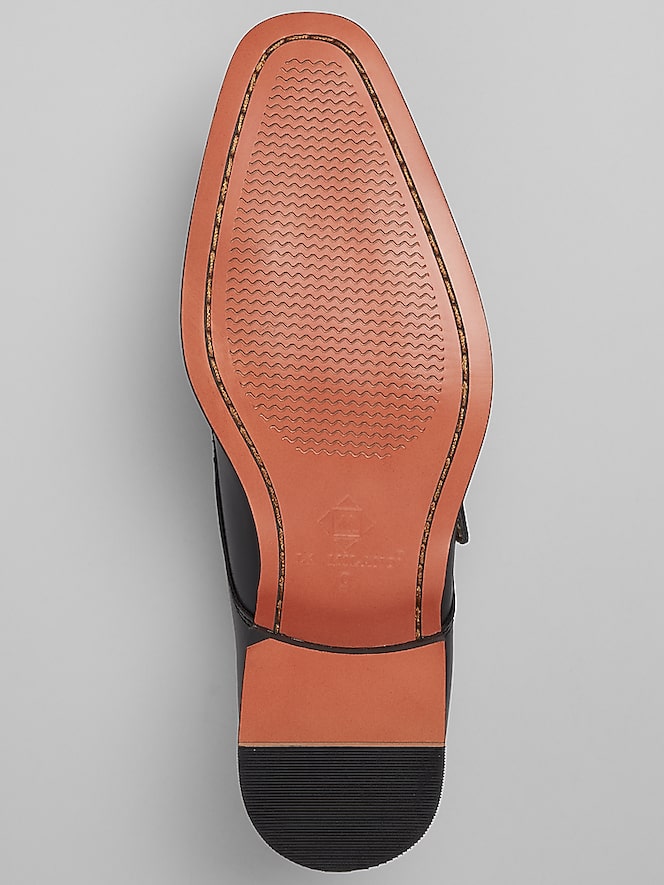 La Milano Willem Single Monk Strap Cap Toe Slip On Shoes