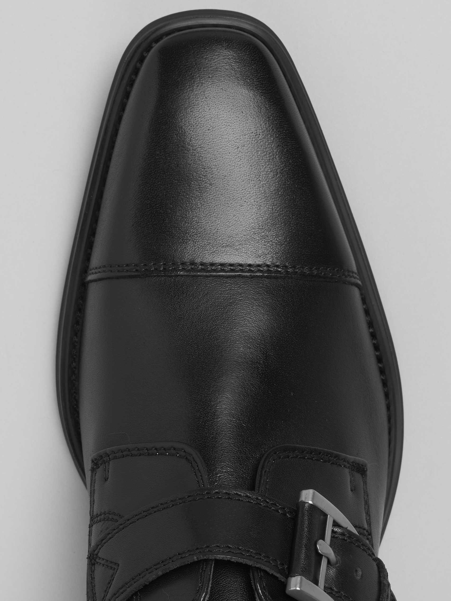 Willem Single Monk Strap Cap Toe Slip On Shoes