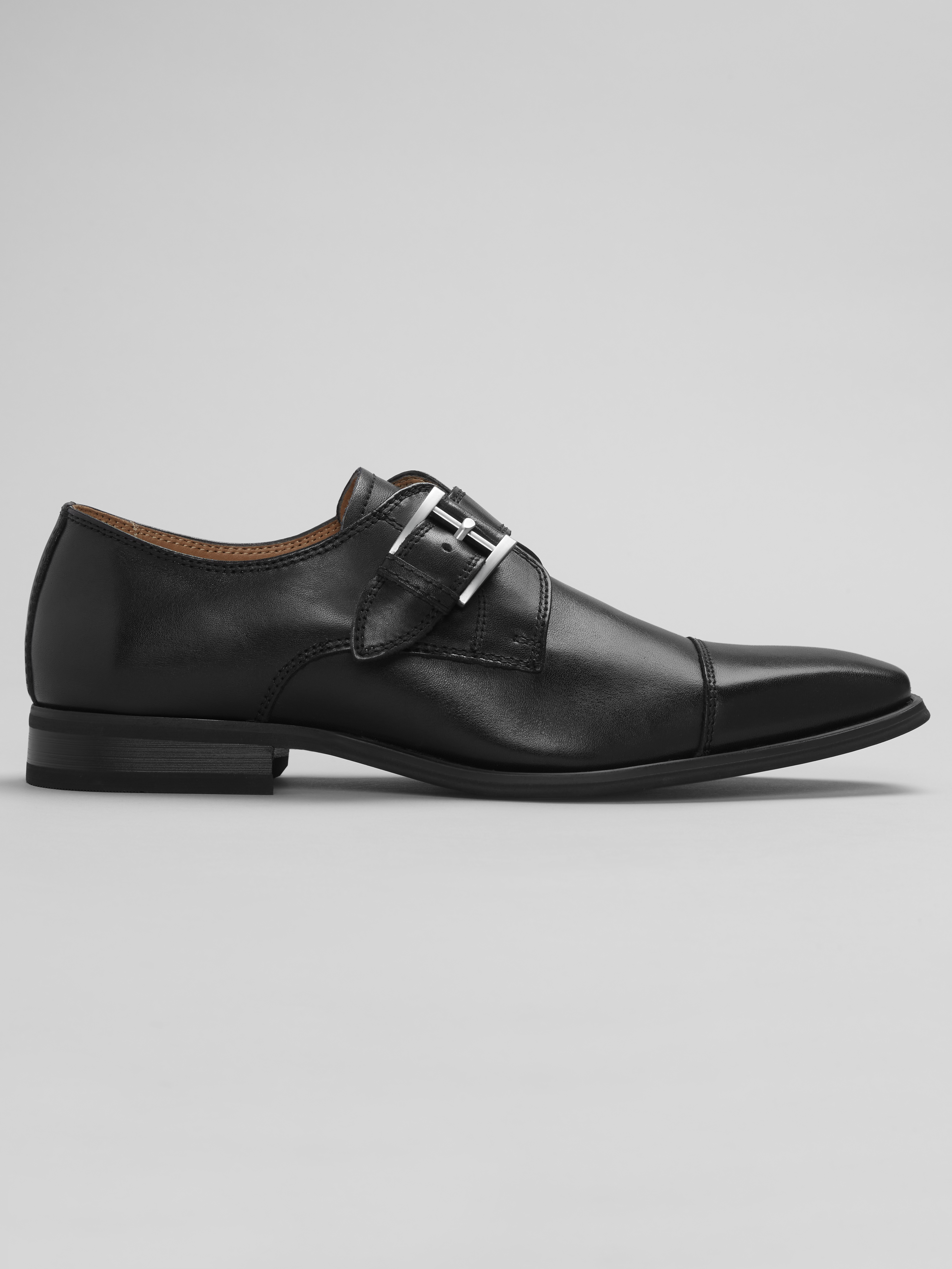 Willem Single Monk Strap Cap Toe Slip On Shoes