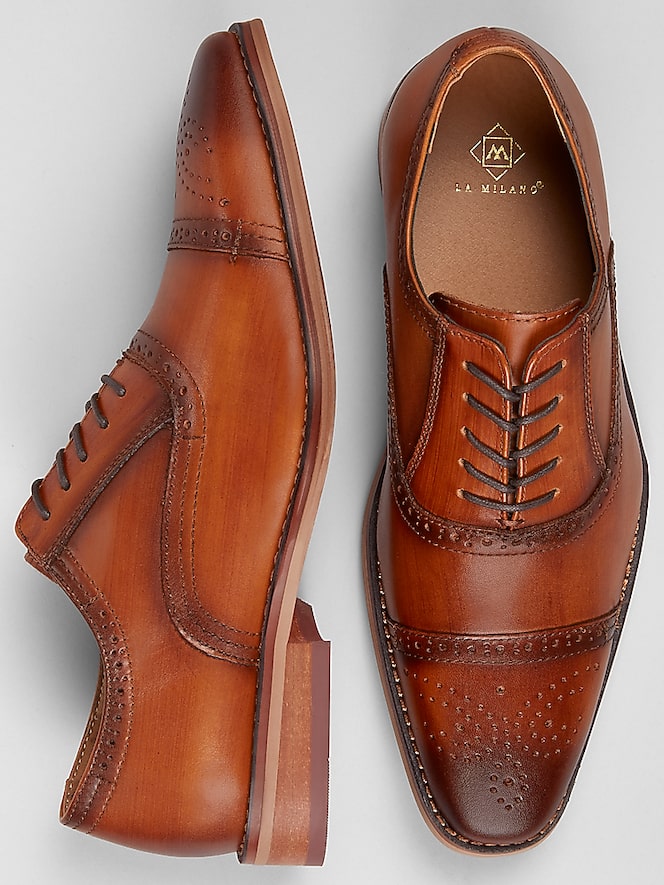 La Milano Lorenzo Cap Toe Oxfords