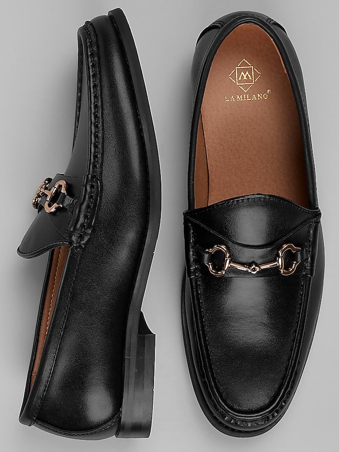 La Milano Galo Moc Toe Bit Loafers