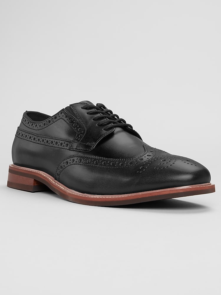 La Milano Kylian Wingtip Oxfords, Black | Dress Shoes  display picture 2