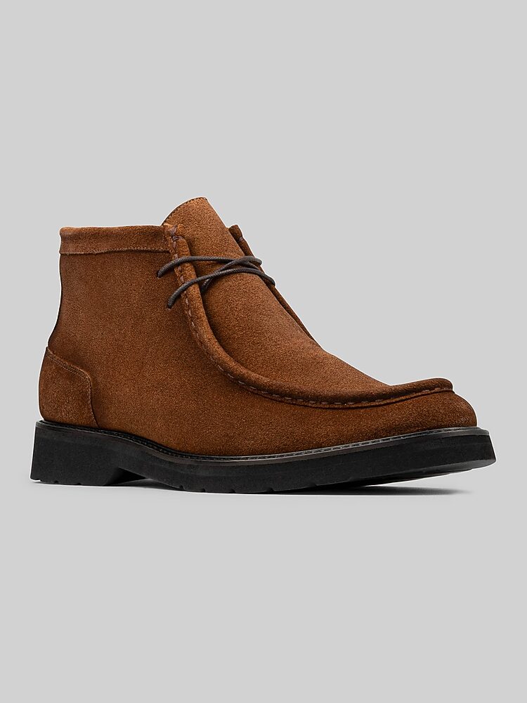 Donald Pliner Seya Moc Toe Chukka Boots, Dark Saddle - Tan  display picture 1