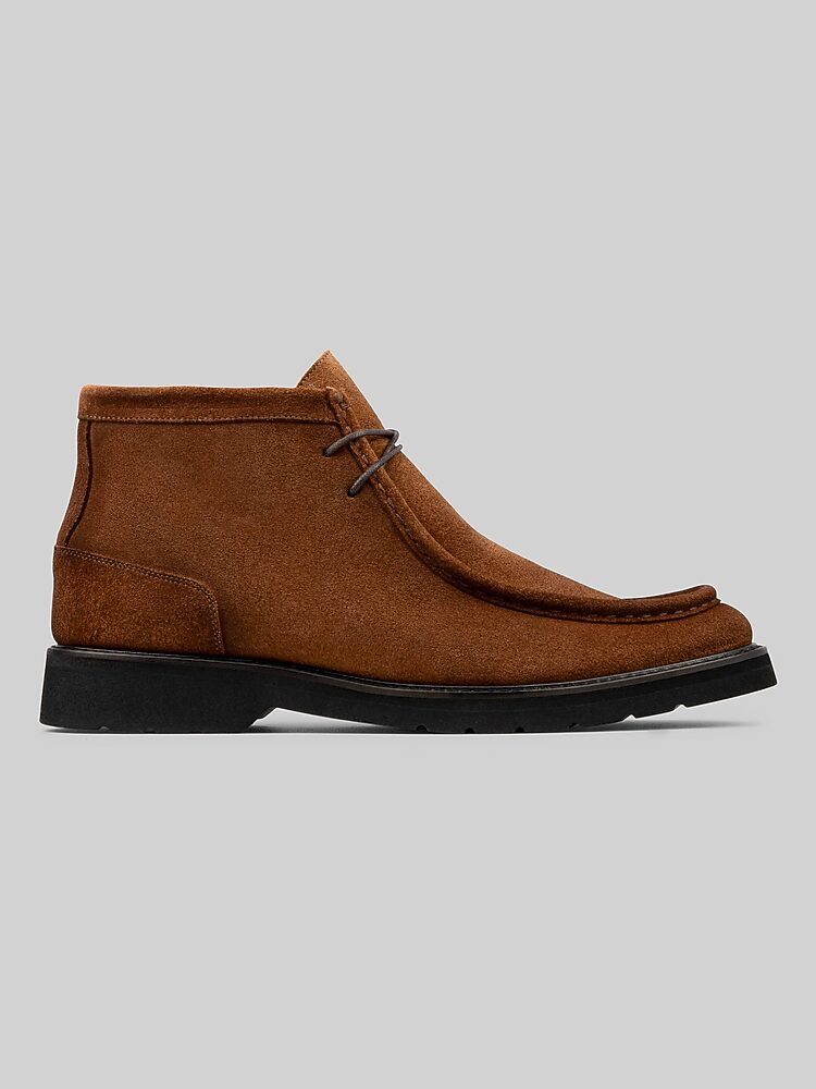 Donald Pliner Seya Moc Toe Chukka Boots, Dark Saddle - Tan  display picture 2