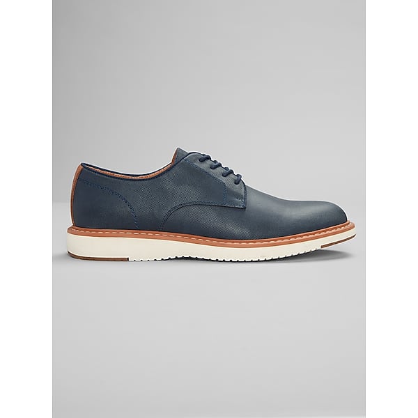 Moretti Men's Barcelona Plain Toe Oxfords Navy - Size: 9 D-Width