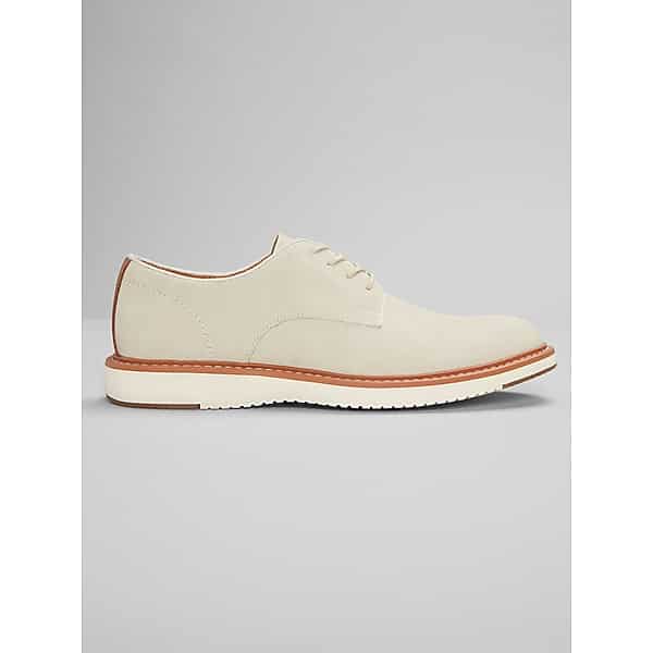 Moretti Men's Barcelona Plain Toe Oxfords Beige - Size: 8.5 D-Width