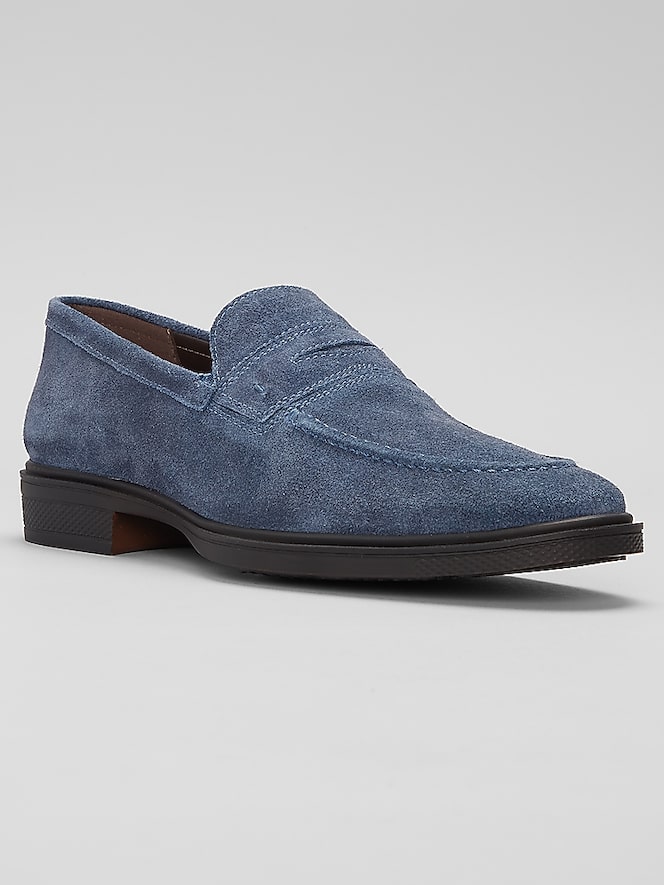 Belvedere Monroe Aeroflex Suede Penny Loafer