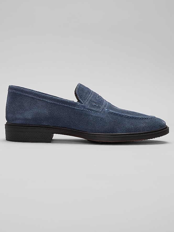 Belvedere Monroe Aeroflex Suede Penny Loafer