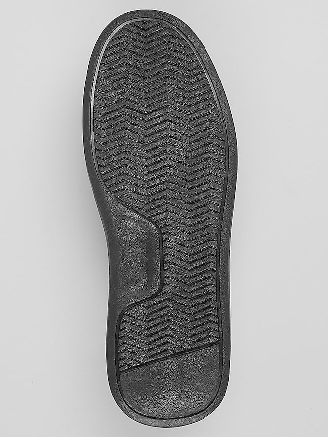 Belvedere Edmound Velvet and Patent Leather Court Sneaker