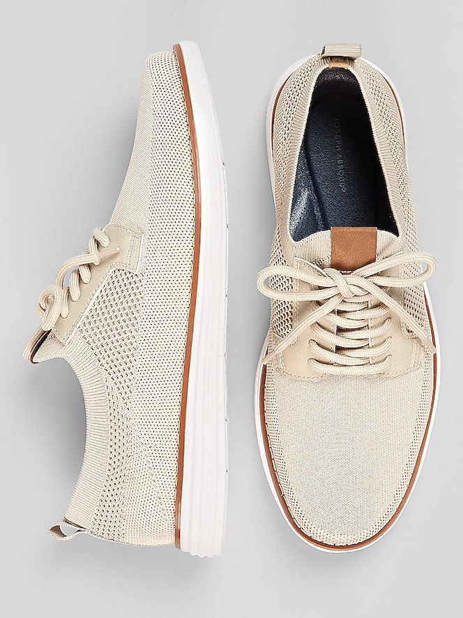 Joseph Abboud Knit Sneaker, Tan - Image 4 of 6