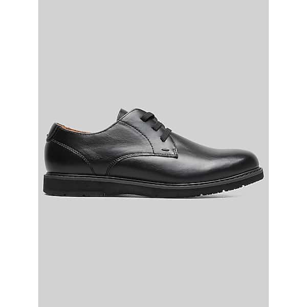 Florsheim Vibe Boys Lace-Up Oxfords Black/Black - Size: Boys 12.5