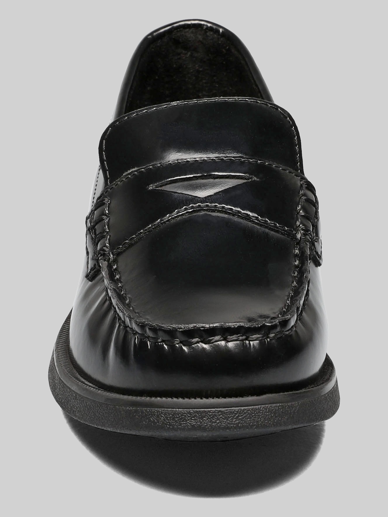 Croquet Jr. Boys Moc Toe Penny Loafers